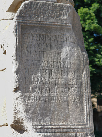Steine im Forum Romanum Foto 