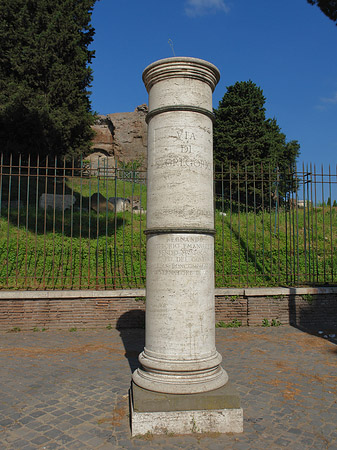 Foto Säule mit Straßennamen