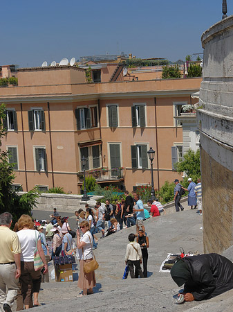 Menschen an der Treppe Fotos