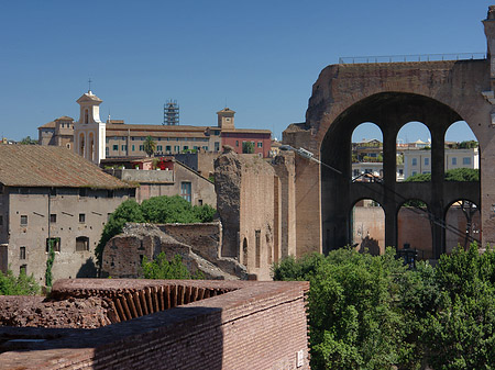 Foto Blick auf das Forum Romanum - Rom