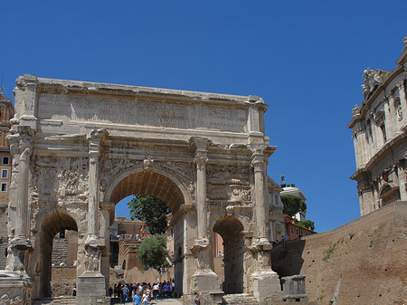 Triumphbogen des Septimius Severus Foto 