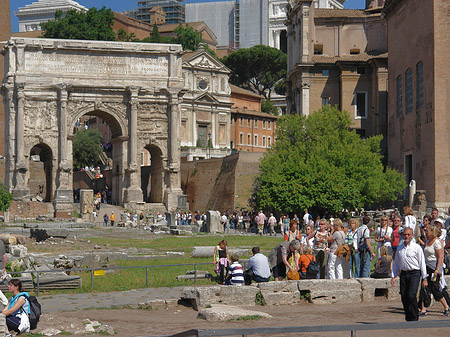 Triumphbogen des Septimius Severus Foto 
