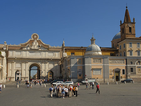 Fotos Porta del Popolo mit Piazza | Rom