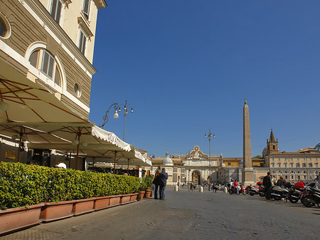 Foto Strasse zur Piaza del Popolo - Rom
